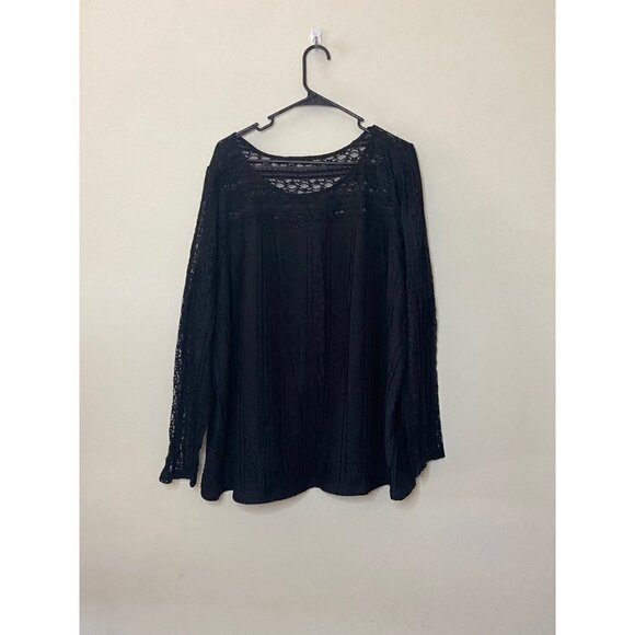 Lane Bryant long sleeve all-over lace top size 22/24 - Picture 5 of 6